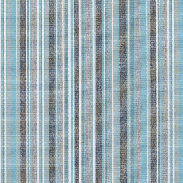 Sunbrella Stripes Porto Blue Chine 137 Cm Kumaş